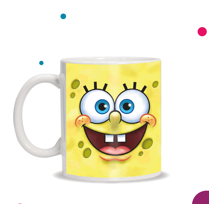Taza personalizada Bob esponja