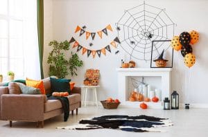 Noche de halloween, decorar casa
