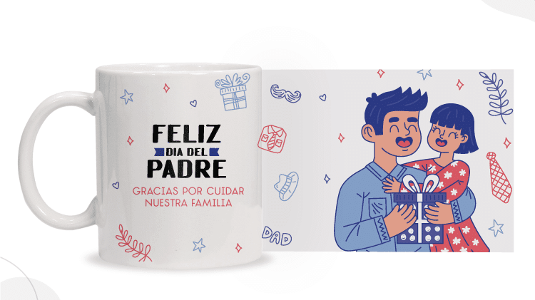 Taza personalizada para papá