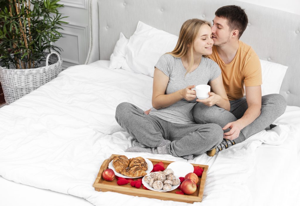 desayunos románticos en cama