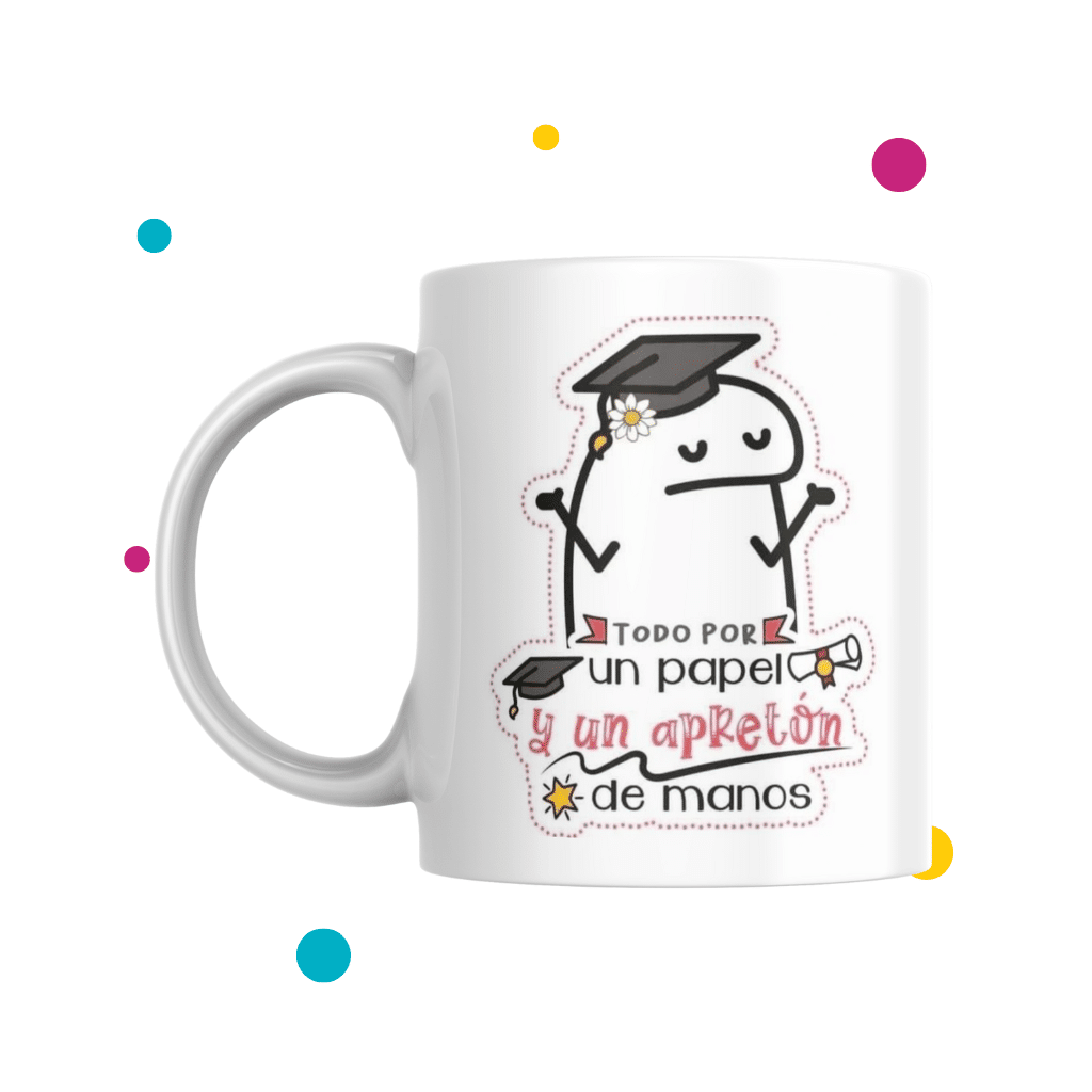 taza personalizada de graduación