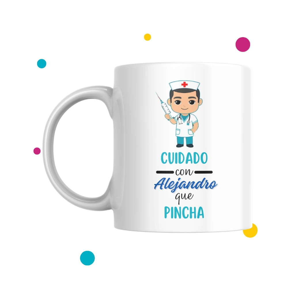 tazas de enfermeros