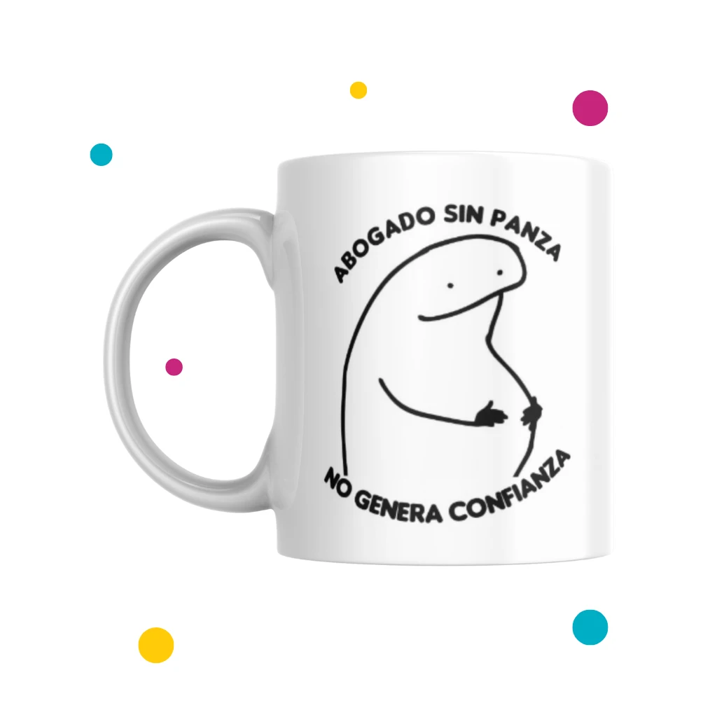 taza para abogados divertidas con diseño de flork
