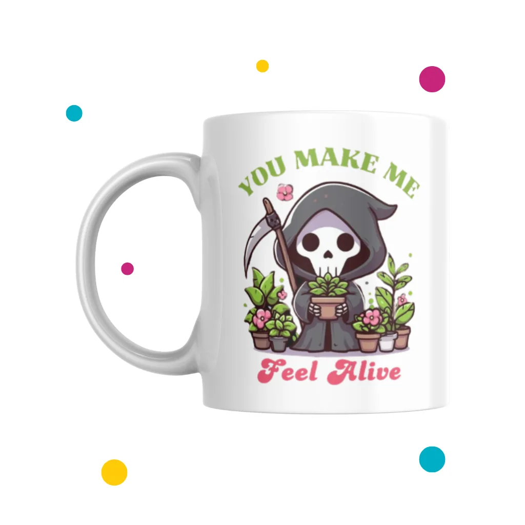 Tazas para hombres originales​ con diseño de calaverita