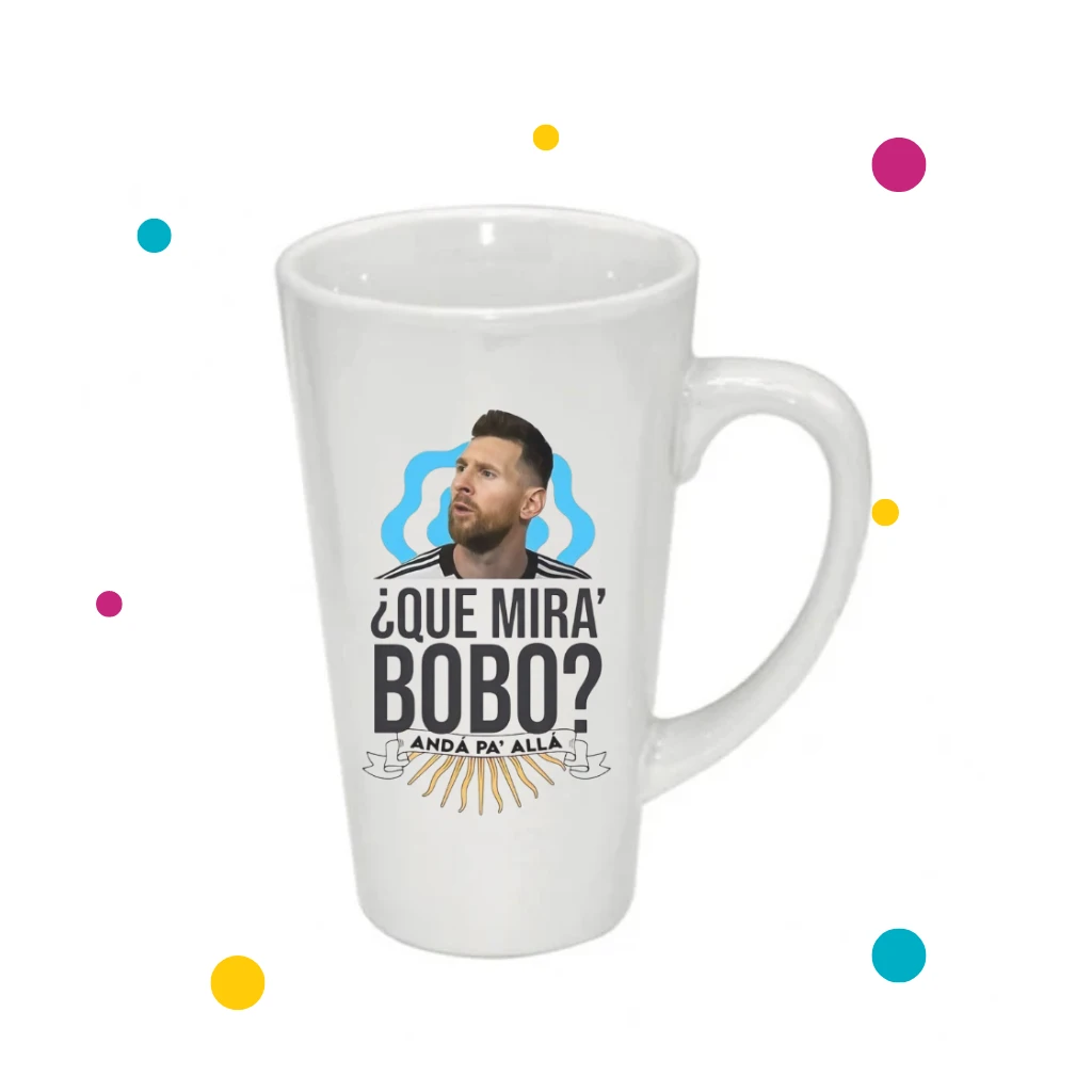 mugs grandes con imagen de messi