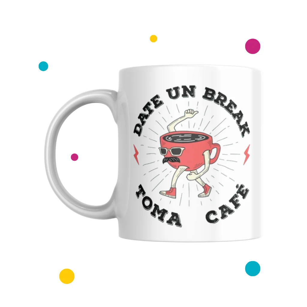 taza para cafetería con diseños de taza