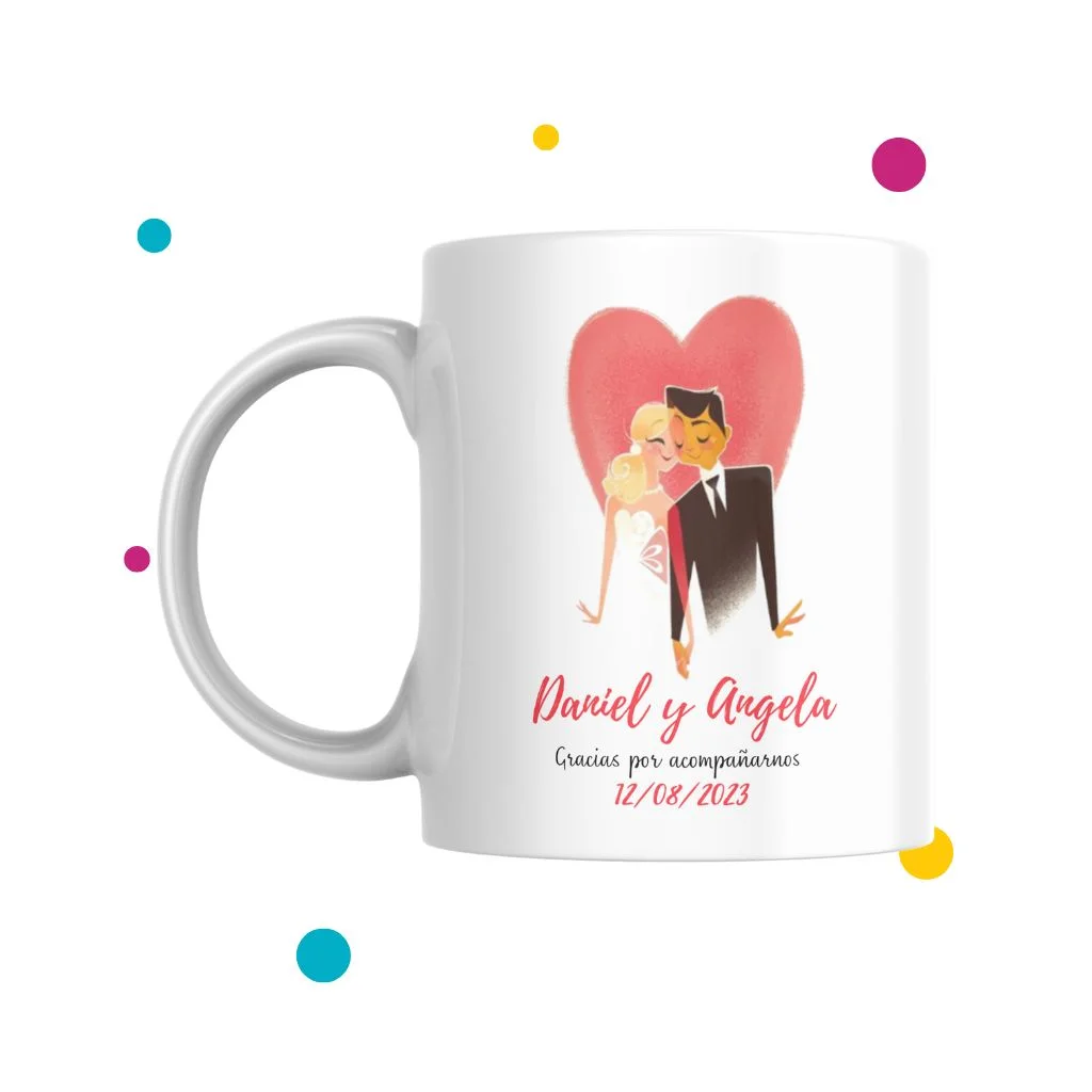 tazas para bodas