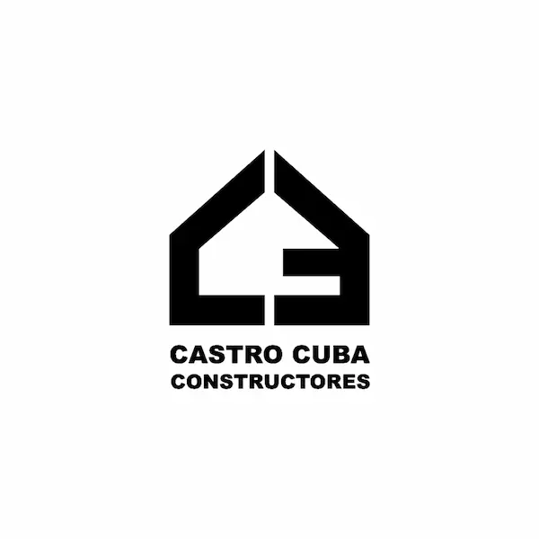Logo de empresa constructora llamada ''Castro Cuba''