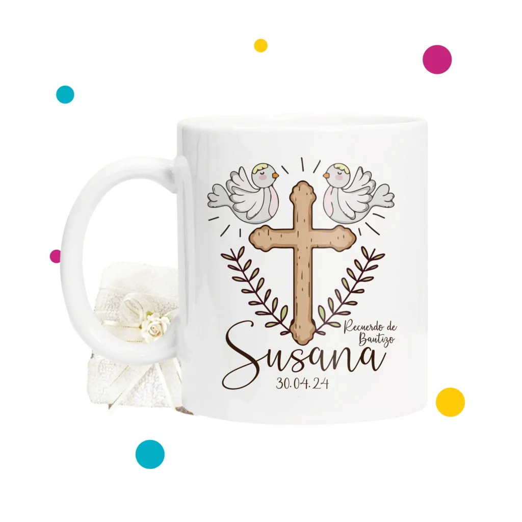 TAZA PARA BAUTIZO