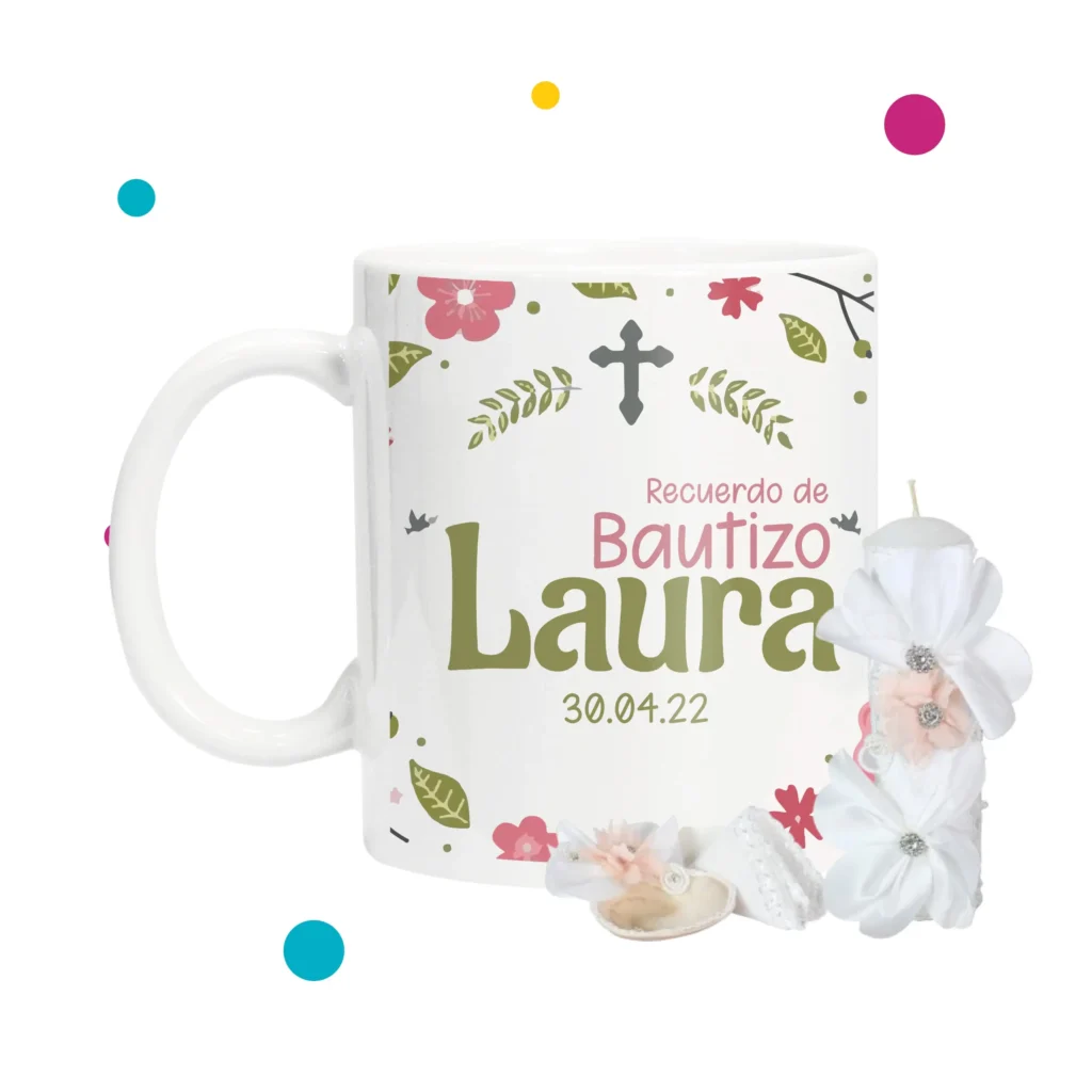 Tazas para bautizo