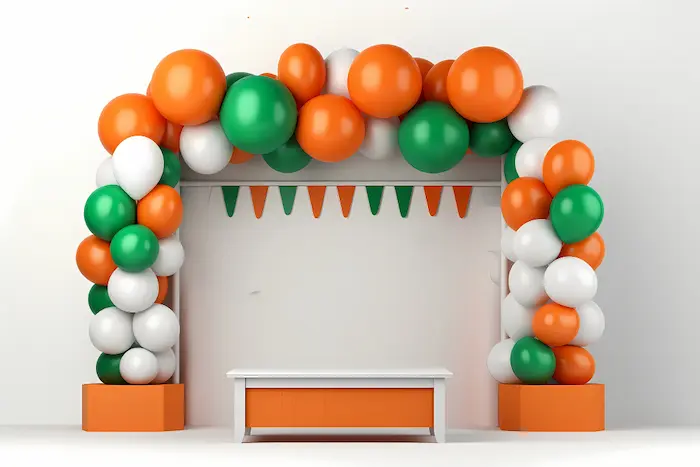 decoración arco de globos
