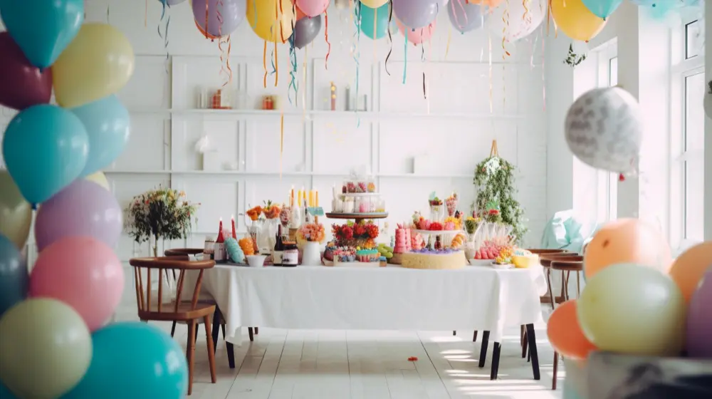 ¿Qué colores son elegantes para la decoración de cumpleaños