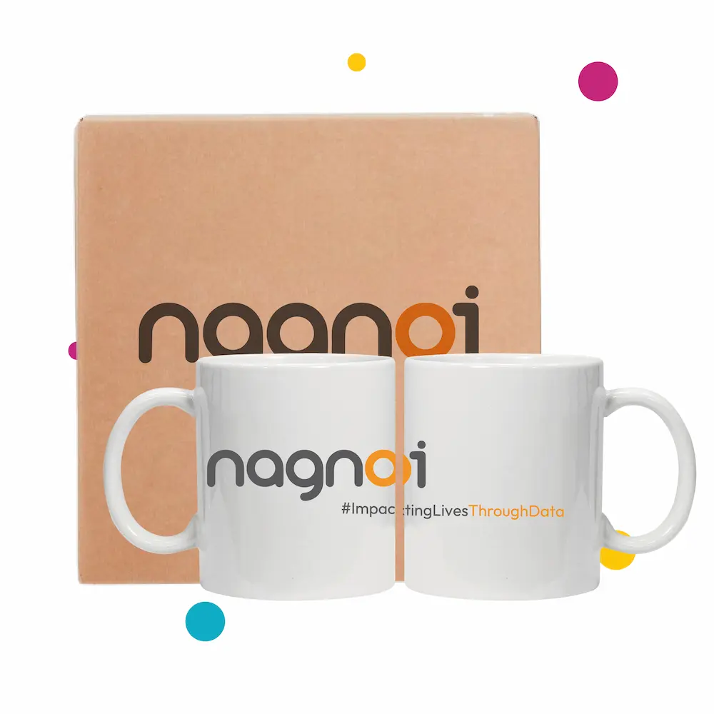 Tazas corporativas en un box para regalar a empresas