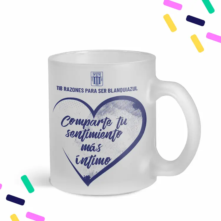 Taza con frase de Alianza