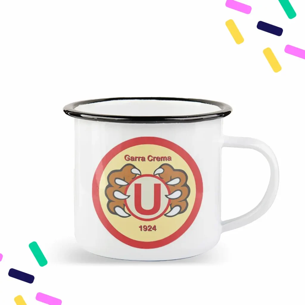 Taza con el escudo de la U con garras
