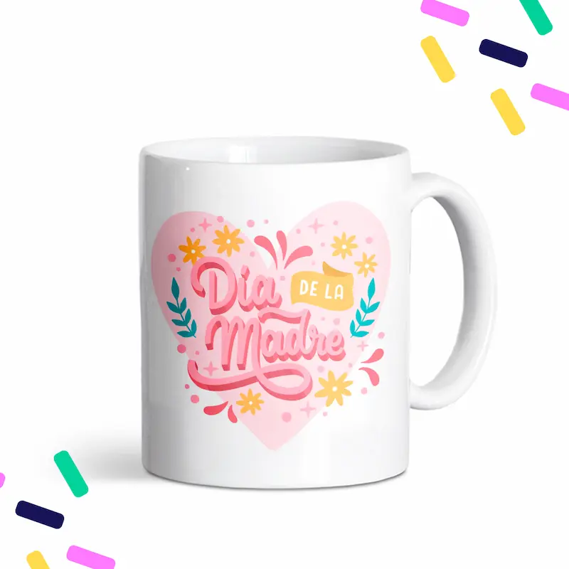 Taza con frase día de la madre