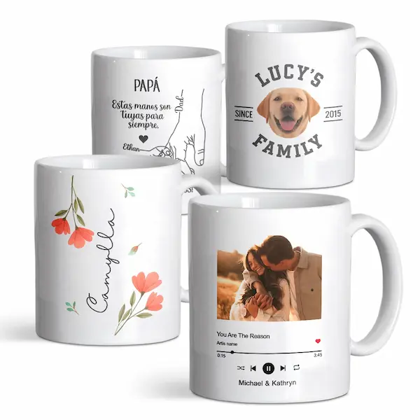 tazas personalizadas.